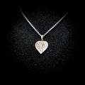 Hartvormige GPS Hanger met Diamant