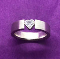 Hold my Heart met witte zirkonia