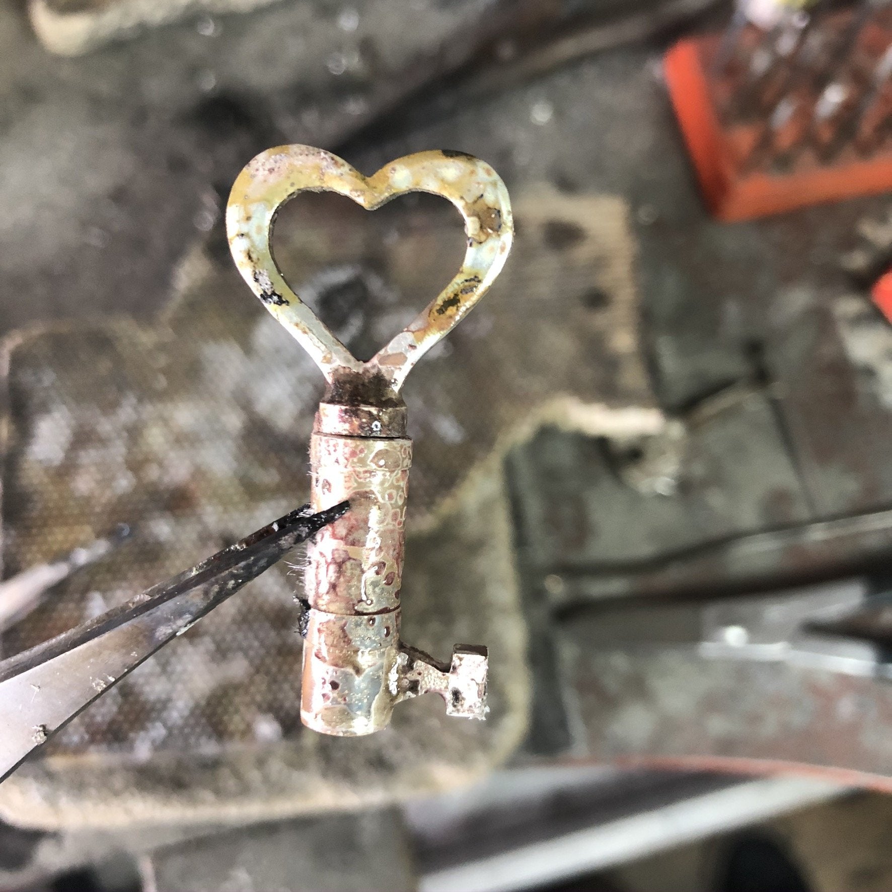 Liefdes hart sleutel