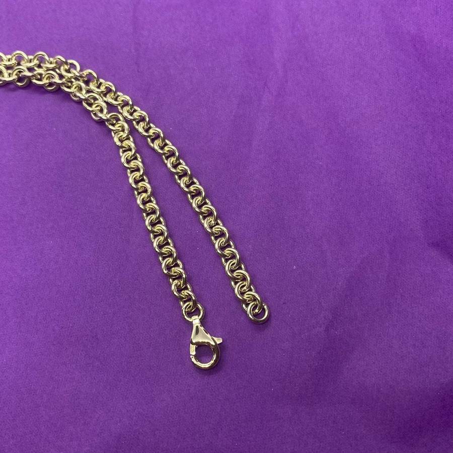14 karaats geelgouden collier