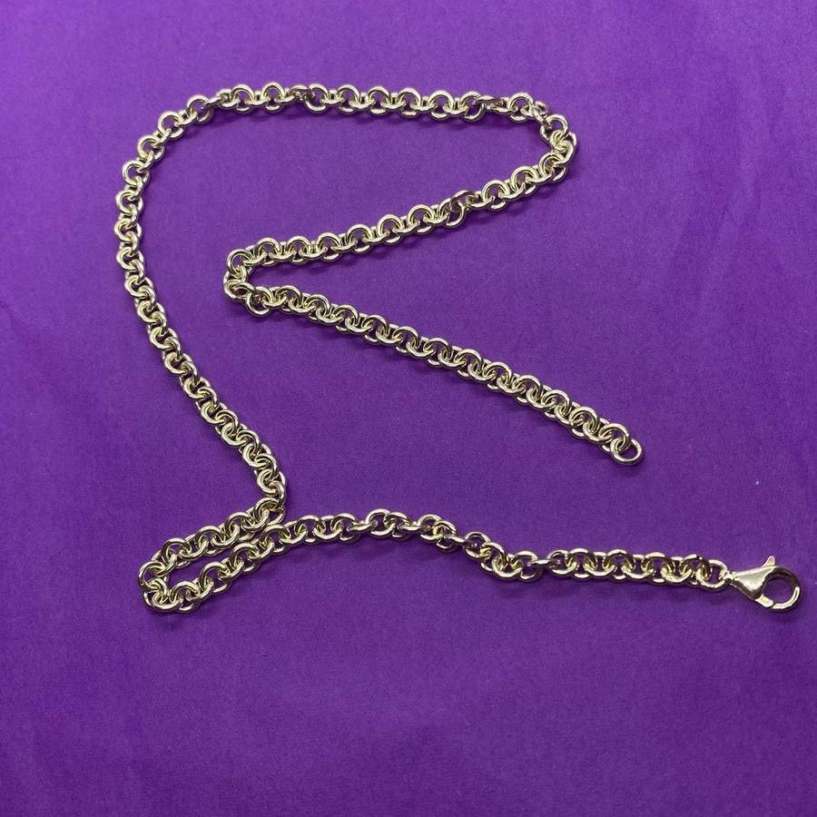 14 karaats geelgouden collier