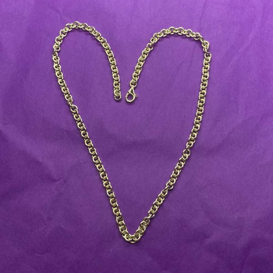 14 karaats geelgouden collier